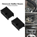 2Pcs Motorcycle Rubber Muffler Mounts Muffler Bushing Support For Harley Touring Road King CVO S - Automotive LED Light