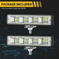 2Pcs 72W Car Work Light LED Bar 4x4 24 LED Worklight Bar Offroad SUV ATV Tractor Boat Trucks Exc - LED Motorcycle Light