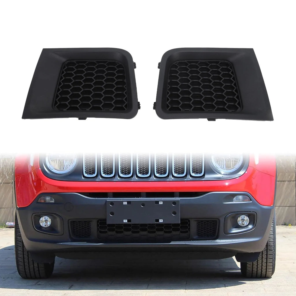 Front Bumper Grille Cover Front Bumper Grille Cover 735618579L Left And Right Lower Cover Insert - Automotive LED Light