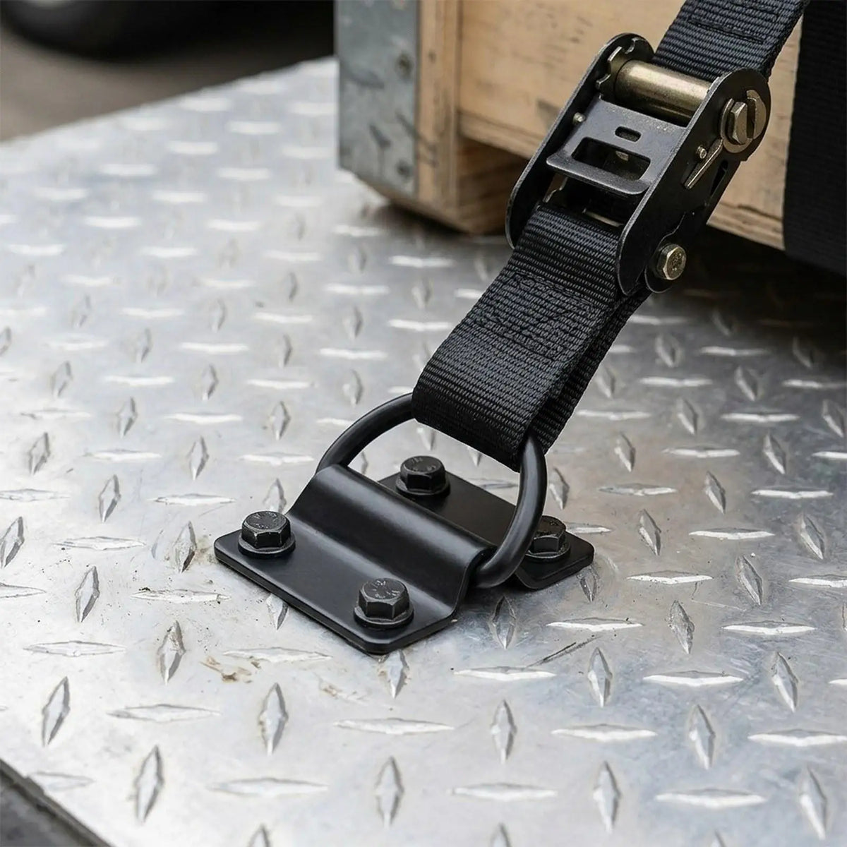 Premium Stainless Steel D Ring Shackles Tow Hook Lashing Loop for Trailer Truck Loading Area Anc - Automotive LED Light