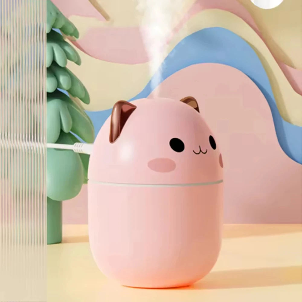 USB Humidifier Household Mute Desktop Humidifier Car Mini Aromatherapy Machine Home Humidifier - Automotive LED Light