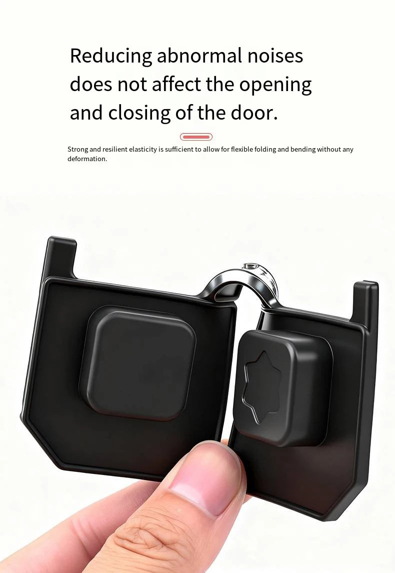 Car Door Shockproof Cushion Waterproof Silicone Shock Absorber Reduce Noise Universal Self-Adhes - Automotive LED Light
