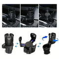 2 In 1 Vehicle Mounted Slipproof Cup Holder 360 Degree Rotating Water Car Cup Holder Multifuncti - Automotive LED Light