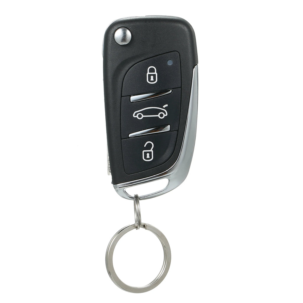 Car Door Lock Keyless Entry System Remote Central Control Box Kit With Trunk Release Button Univ - Automotive LED Light