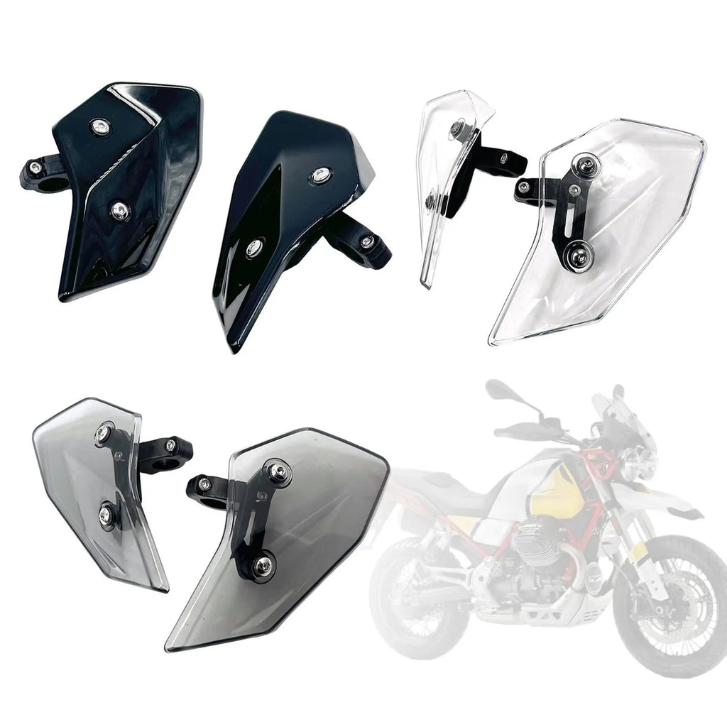 2 Pieces Motorcycle Side Wind Deflector Windscreens Motorbike Windshields Spoilers Replacement P - Automotive LED Light