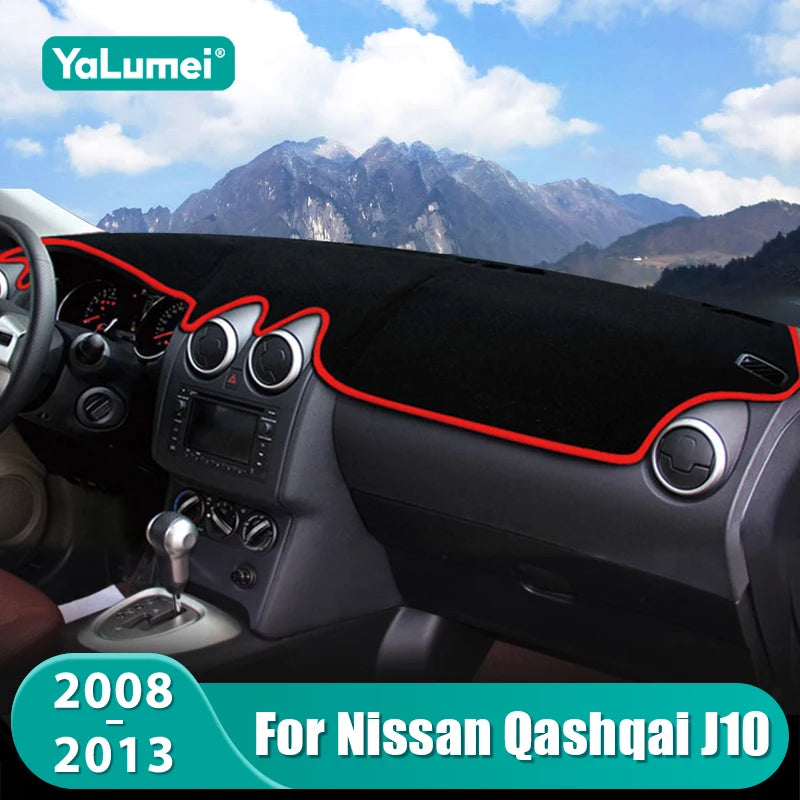 For Nissan Qashqai J10 2008 2009 2010 2011 2012 2013 Car Dashboard Mat Sun Shade for Nissan J10 - Automotive LED Light