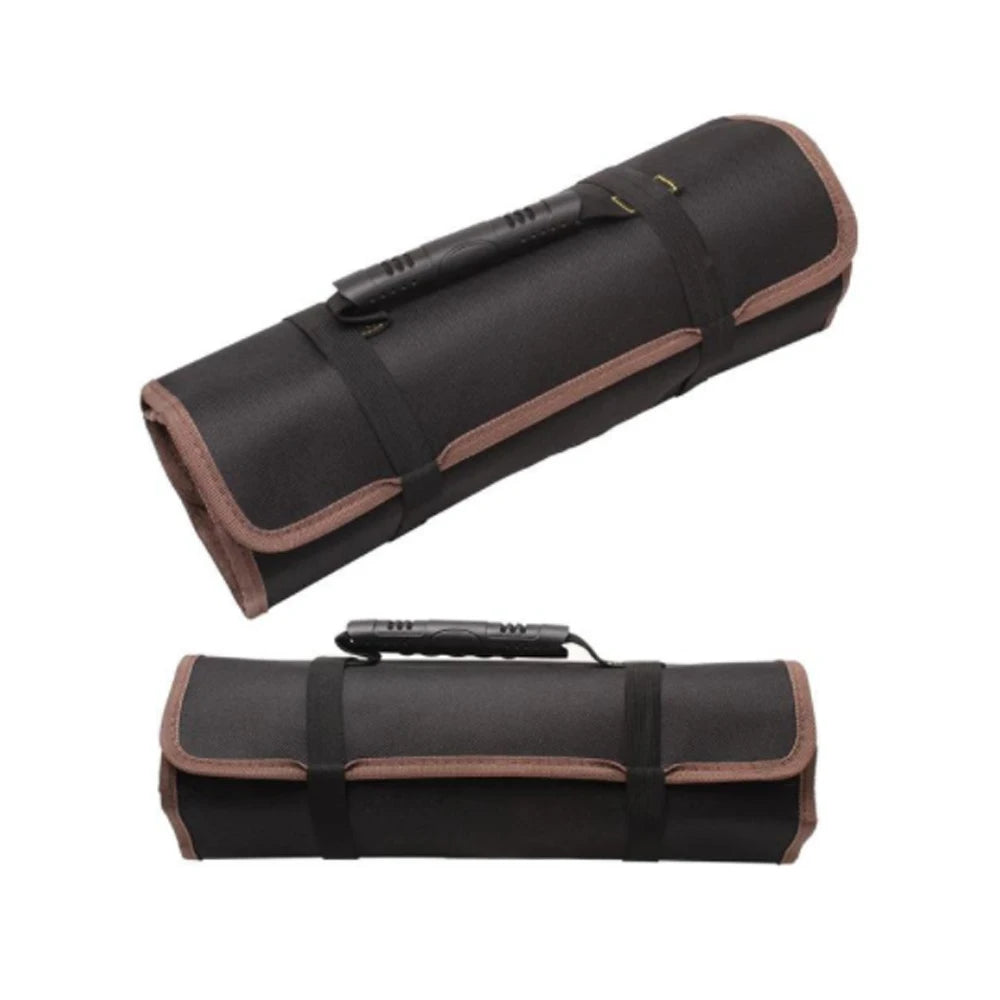 Universal Motorcycle Tools Bag Multifunction Oxford Pocket Toolkit Rolled Bag Portable Large Cap - Automotive LED Light
