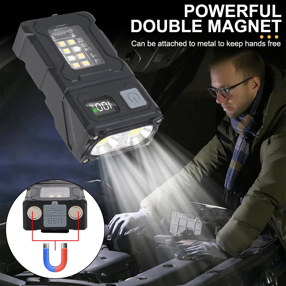 Car Emergency Rescue Kit Flashlight Spotlights Portable LED Lights High Bright Rechargeable Hiki - Automotive LED Light