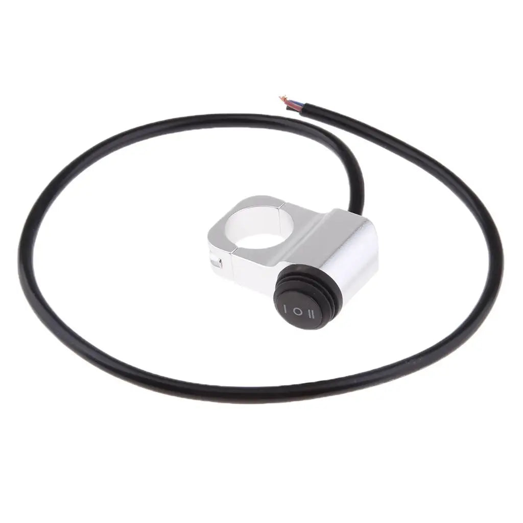 Handlebar Headlight on Off on Switch Aluminum Alloy Waterproof for 25mm - Automotive LED Light