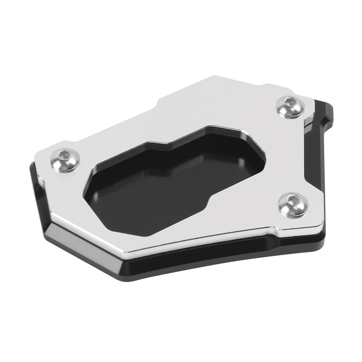 Motorcycle Chrome Kickstand Side Stand Enlarger Extension Plate Fit For BMW R1200GS R1250GS - Automotive LED Light