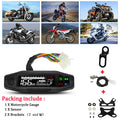 Motorcycle Speedometer Universal Digital Dashboard Instrument with Turn Signal Light Km/h Hour M - LED Motorcycle Light