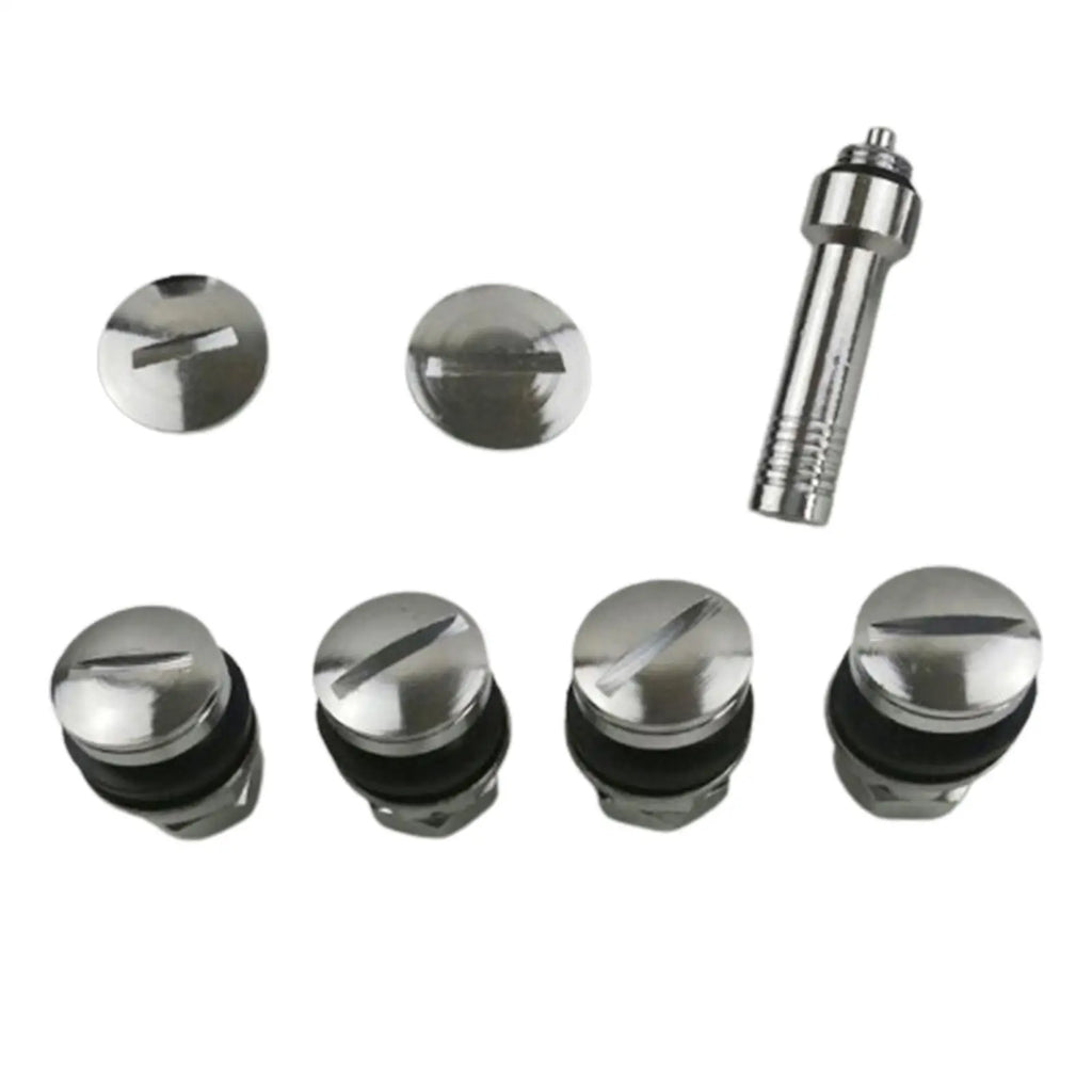 Copper Wheel Invisible Valve Stem Caps Durable Car Tire Valve Air Plug Replacement Dust Cover fo - Automotive LED Light