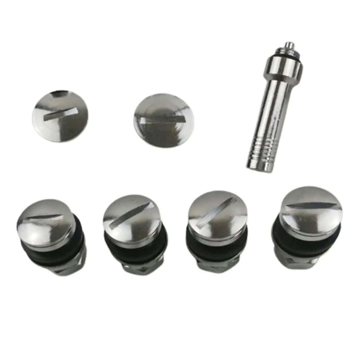 Copper Wheel Invisible Valve Stem Caps Durable Car Tire Valve Air Plug Replacement Dust Cover fo - Automotive LED Light