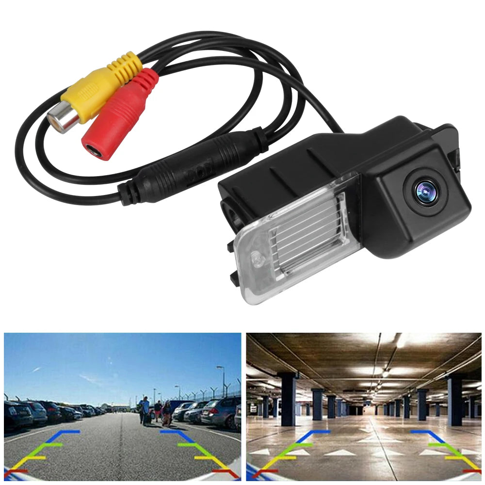 12V Car Rear View Camera PDC Parktronic Reversing Night Vision 170° Angle Access for VW B7 - Automotive LED Light