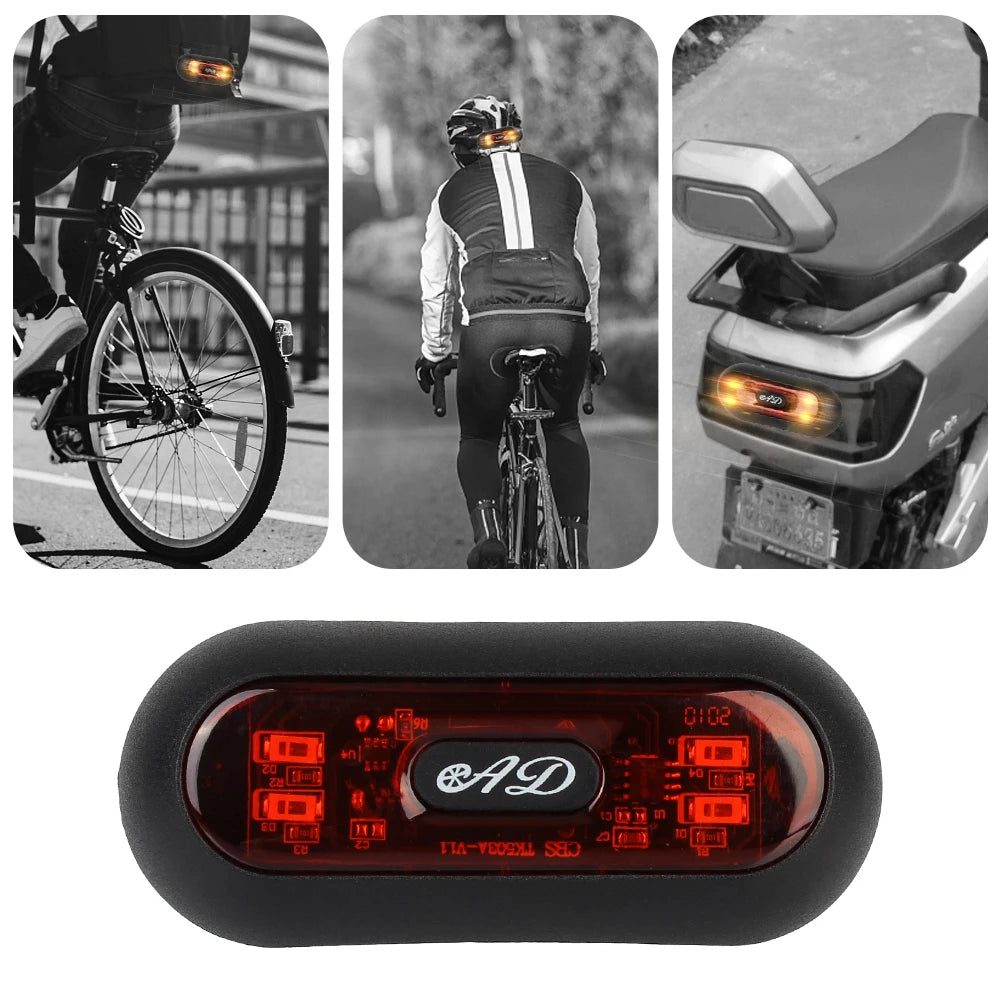 Motorcycle Warning Strobe Light On Helmet LED Signal Lamp Decorative Flashing Blinker Waterproof - LED Motorcycle Light
