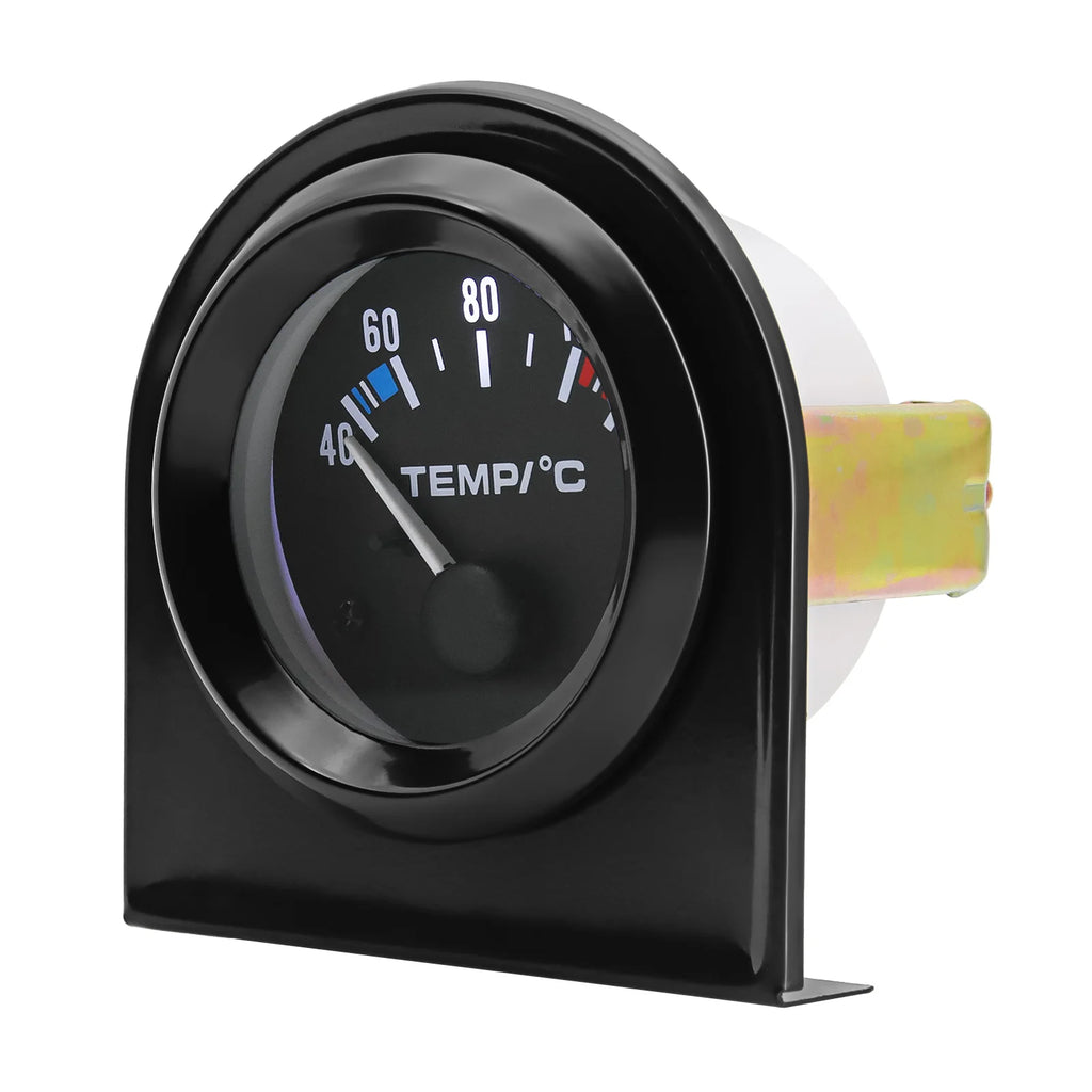40-120 Celsius Car 52mm Water Temperature Gauge with Adaptor Joint Pipe Radiator 1/8NPT Sensor R - Automotive LED Light