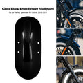 Motorcycle Metal Short Front Fender Black Custom Mudguard Cover Steel For Harley Sportster Forty - Automotive LED Light