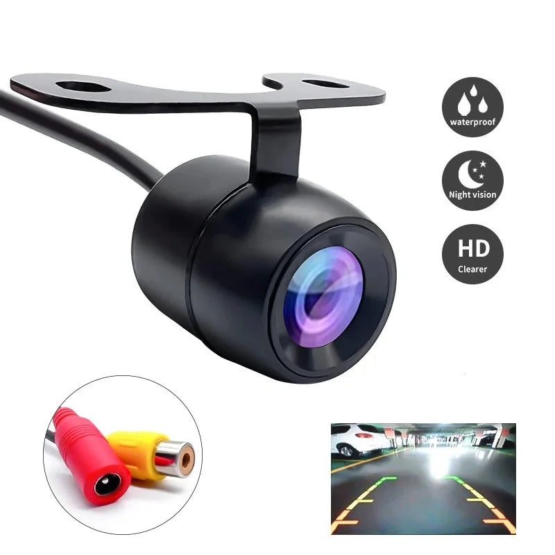 High Definition Night Vision Wide-Angle Rearview Parking Camera Car Reversing Camera Waterproof  - Automotive LED Light