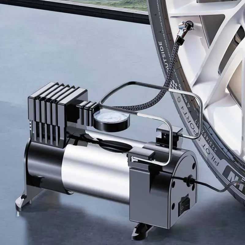 140PSI 12V Car Tyre Inflator Heavy Electrical Air Compressor Automotive Inflation Pump Vehicle I - Automotive LED Light