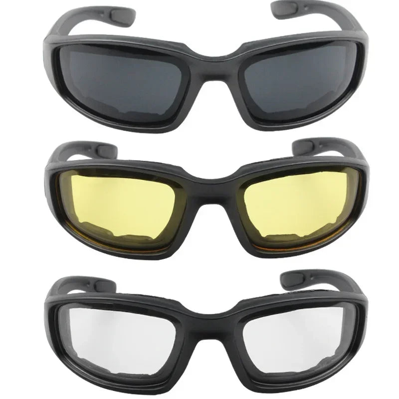 Universal Motorcycle Goggles Bicycle Motorcycle Windproof Goggles Men Women Sunglasses Anti-Fog  - Automotive LED Light