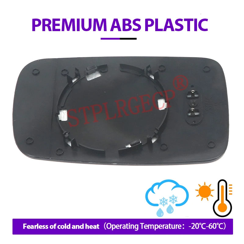 Stplrgecp Passenger Side Driver Side Left or Right Door Side Heated Wing Mirror  for BMW E65 E66 E46 2000-2008 - Automot