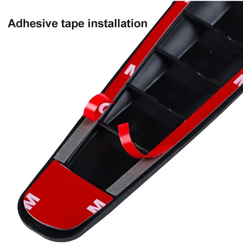 2pcs Car Bumper Protector Strip Guard Corner Protection Strips Scratch Protector Crash Anti Coll - Automotive LED Light
