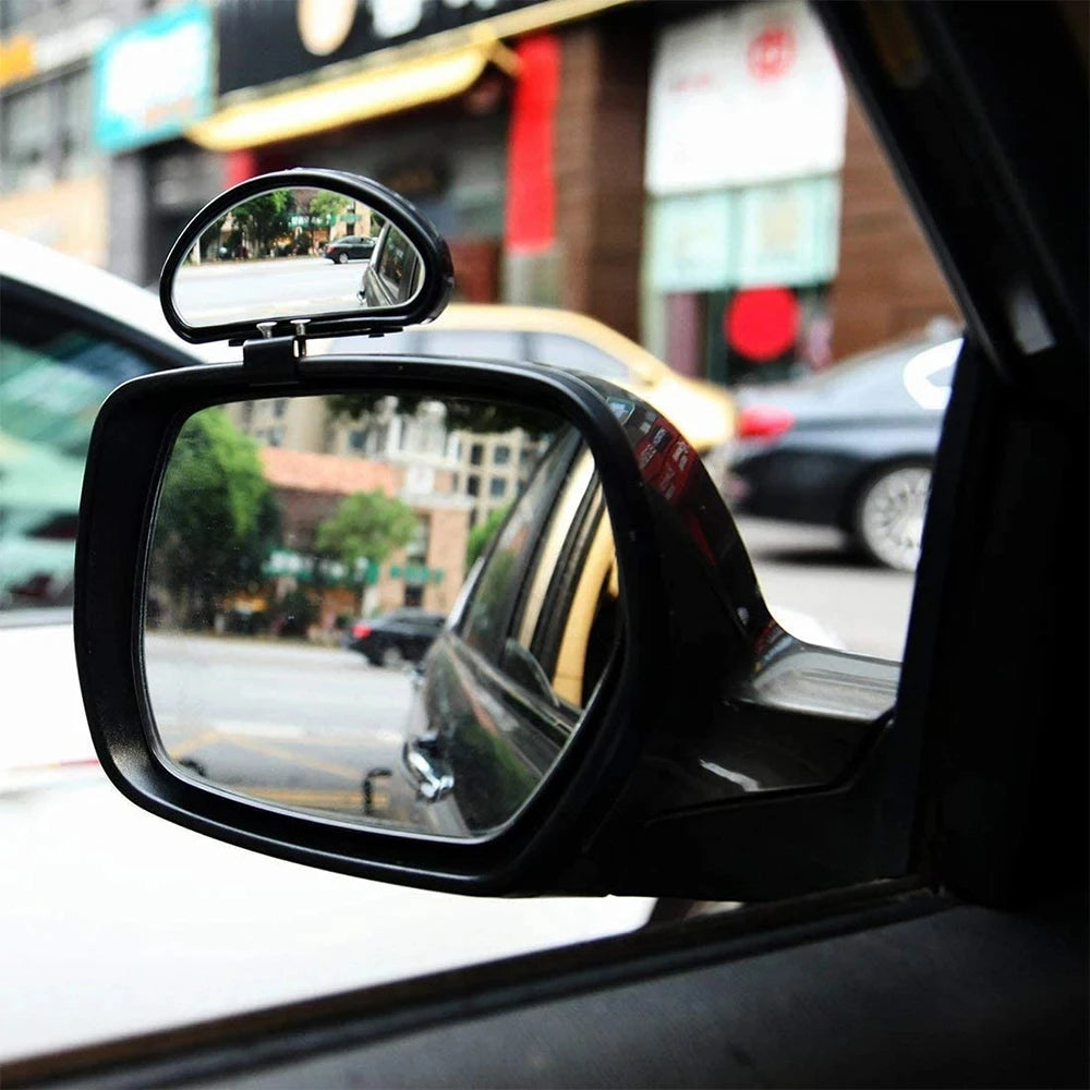 1pcs Car Auxiliary Mirrors Rear View Blind Spot Dead Angle Tools Snap Way for Parking PDC Assist - Automotive LED Light