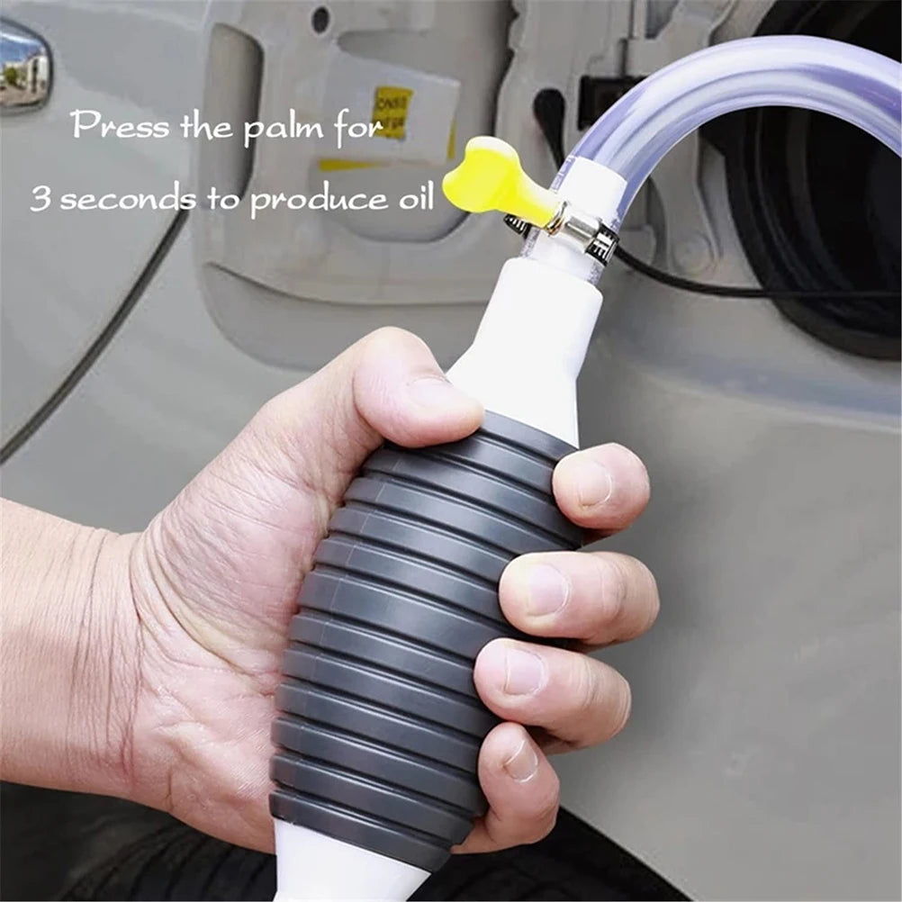 Multifunction Liquid Sucker Water Pump Oil Pump Liquid Fuel Transfer Siphon Pump for Gasoline Di - Automotive LED Light