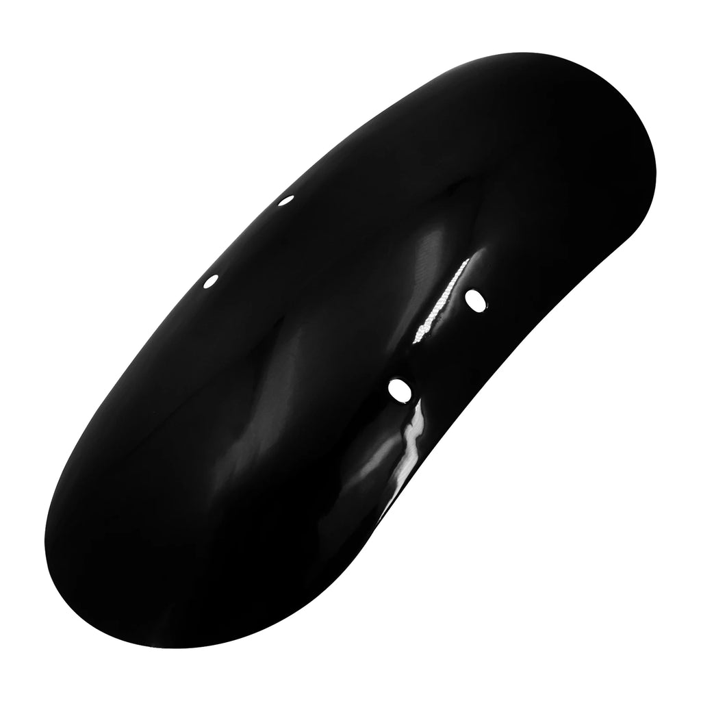 Motorcycle Metal Short Front Fender Black Custom Mudguard Cover Steel For Harley Sportster Forty - Automotive LED Light