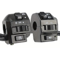 Motorcycle Universal Handlebar Turn Signal Control Switch 7/8" 22MM Black Motorbike Horn Headlig - LED Motorcycle Light