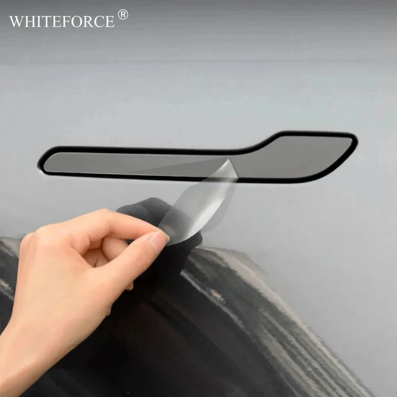 4PCS Car Door Handle Protector Stickers Anti-Scratch Car Door Handle Cover Guard Door Handle Wra - Automotive LED Light