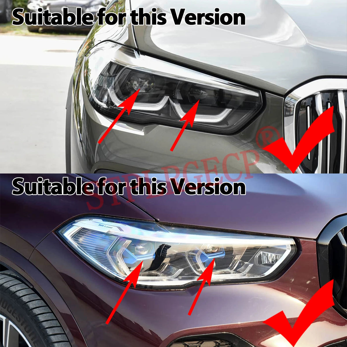 For BMW X5 G05 X6 G06 X5M X6M Pre-LCi 2019-2022 63119477986 63119477985 Daytime  for BMW G06 G05 X6M 2019-2022 - Canbus