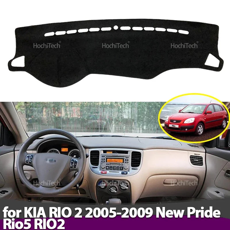 Anti-Slip Dashboard Cover Protective Pad Car Accessories for KIA RIO 2 2005-2009 for KIA RIO2 2005-2009 - Automotive LED