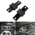 Motorcycle Black Muffler Hanger Bracket Kit For Harley CVO Touring Electra Steet Glide Road King - Automotive LED Light