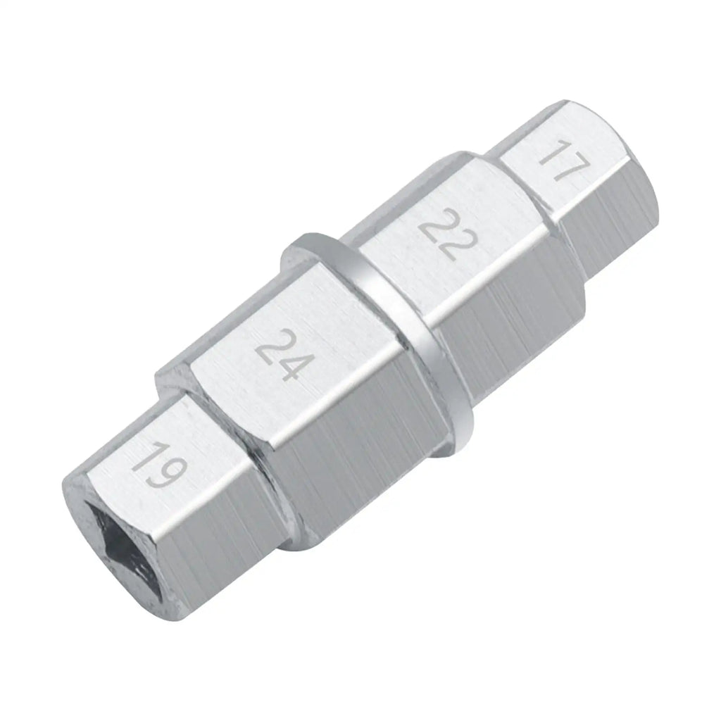 Hex Axle Tool Universal Chrome Silver Hex Wrench Removal Tool Hex Allen Axle Spindle Tool for Mo - Automotive LED Light