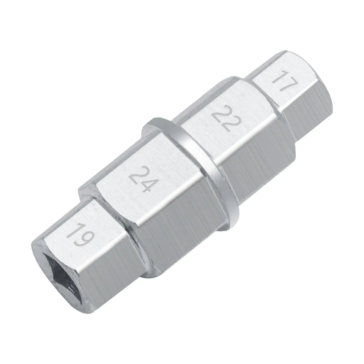 Hex Axle Tool Universal Chrome Silver Hex Wrench Removal Tool Hex Allen Axle Spindle Tool for Mo - Automotive LED Light