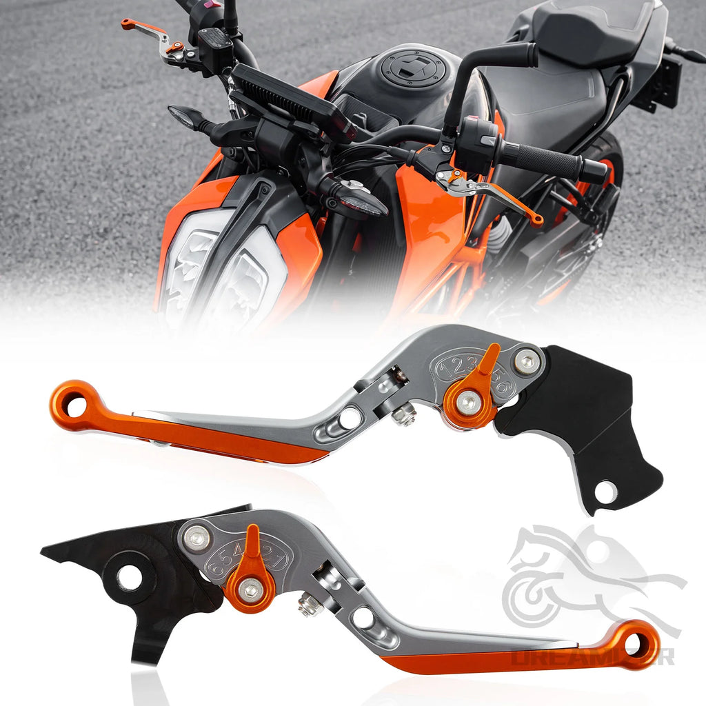 Modified Parts Folding Clutch Lever Adjustable Drum Brake Handlebar Modified Horn Adjustable Han - Automotive LED Light