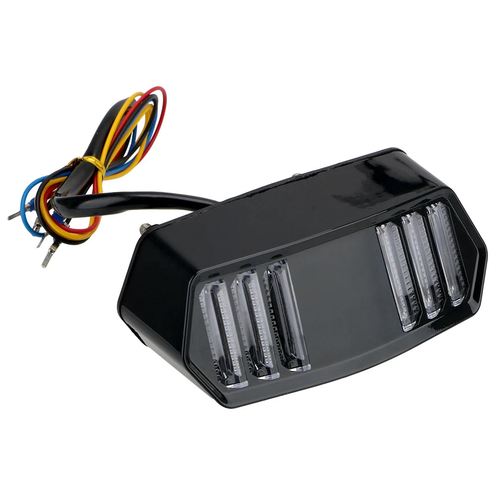 12V Turn Signal Lights Motorcycle Taillights Indicator LED Rear Brake Stop Tail Lamps For Honda  - LED Motorcycle Light