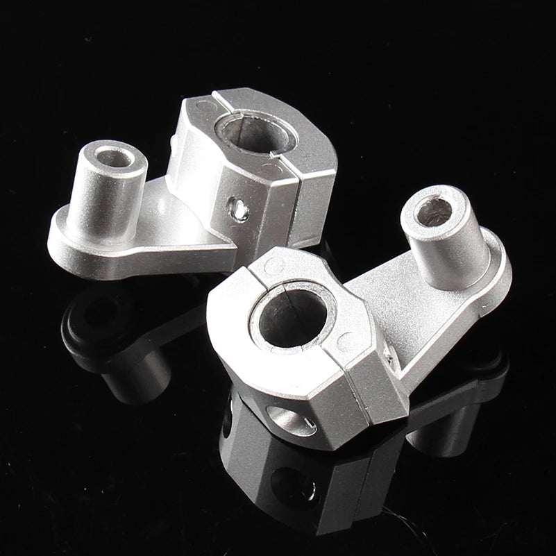 Motorcycle Bar Clamps Raised Handlebar Handle Bar Risers For 22MM 7/8"-28MM 1 1/8" For Honda Kaw - Automotive LED Light