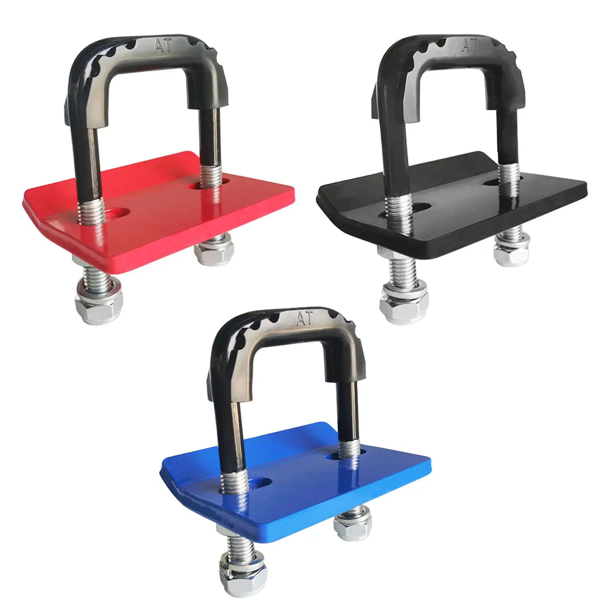 Hitch Tightener Lock Down Tow Clamp Easy Installation Heavy Duty Sliencer Universal Towing Anti  - Automotive LED Light