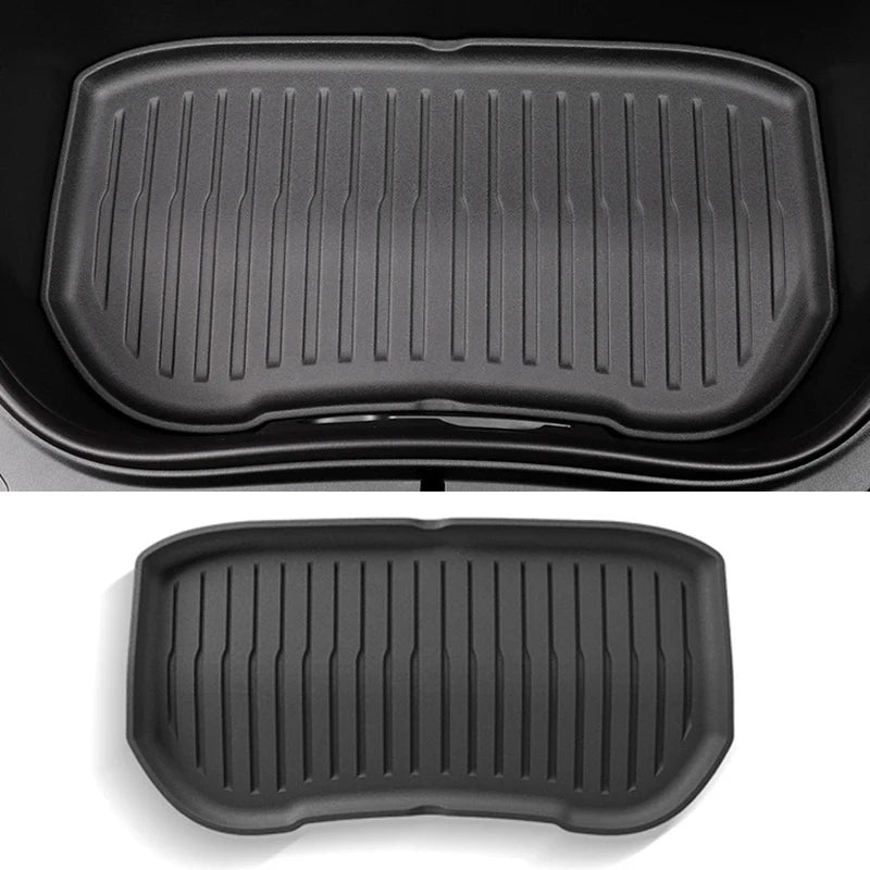 Car Front Rear Trunk Mats For Tesla Model 3+ Highland 2024-2026 TPE Lower Trunk  for Tesla Model 3 2024-2026 - Automotiv