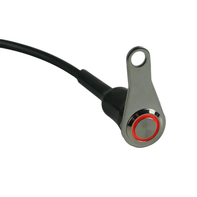Stainless Steel LED Motorcycle Switch ON-OFF Handlebar Adjustable Mount Waterproof DC12V Headlig - LED Motorcycle Light