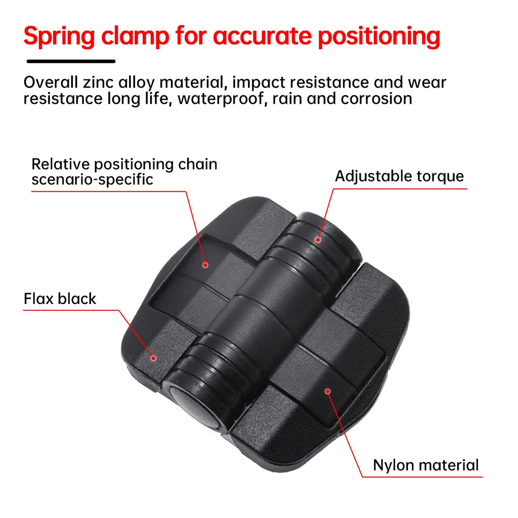AD 1pc Nylon Small Hinge Black Mini Plastic Door Bearing Distribution Box Cabinet Door Industria - Automotive LED Light
