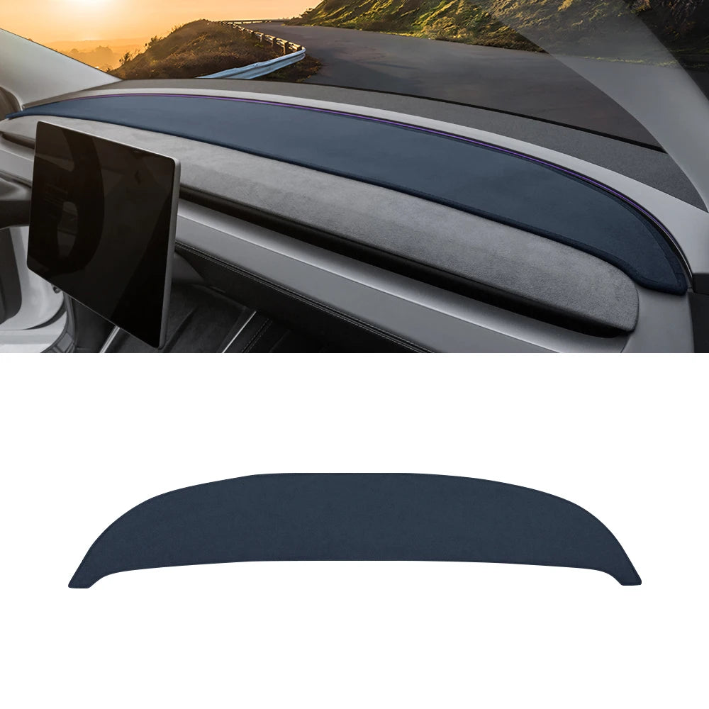 For Tesla Model Y Launch Juniper 2025 2026 Car Dashboard Sun Shade Mat Instrument Desk Non-slip  - Automotive LED Light