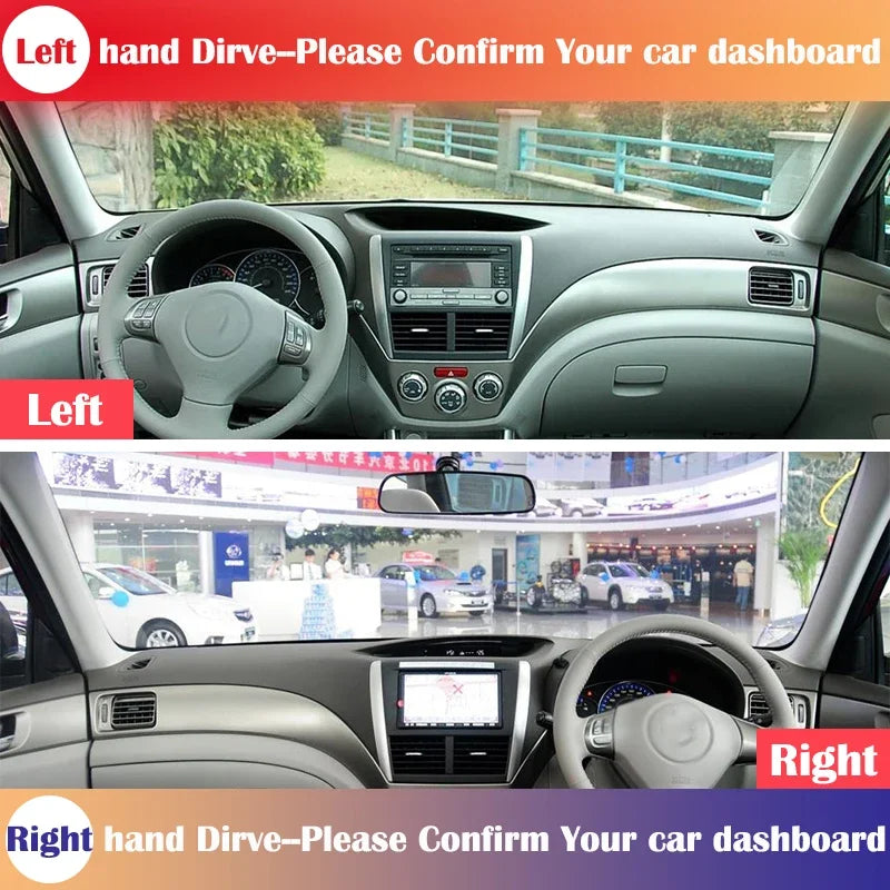 Anti-Slip Dashboard Cover Protective Pad Car Accessories Sunshade Carpet for Subaru Forester 200 - Automotive LED Light