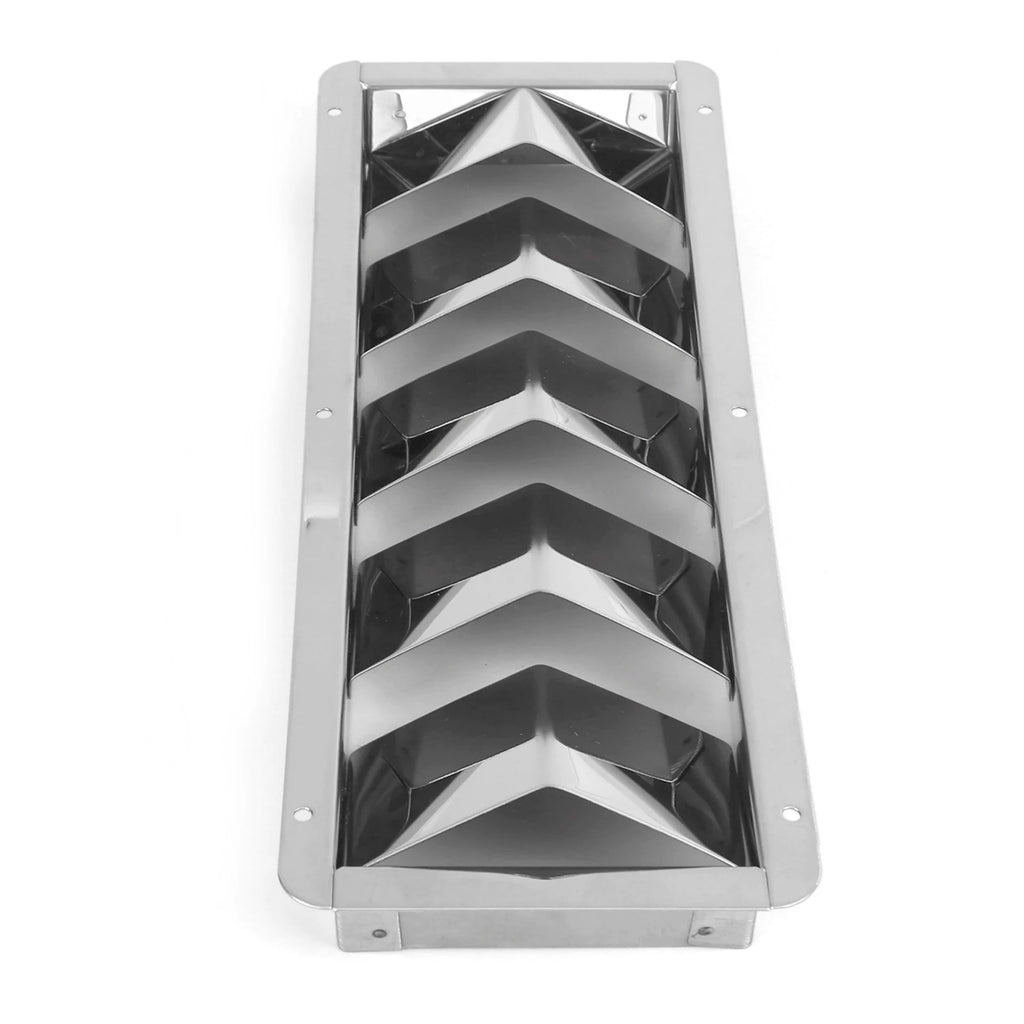 5 Slots Boat Louver Vent Rectangle Stainless Steel Durable Ventilation Grille Hardware Fitting B - Automotive LED Light