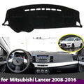 Anti-Slip Dashboard Cover Protective Pad Car Sunshade Carpet for Mitsubishi Lanc for Mitsubishi 2008-2016 - Automotive L
