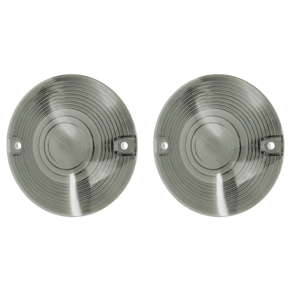 2X Motorcycle Turn Signal Flat Lens Cover For Harley Touring Road King Street Glide Tour Electra - LED Motorcycle Light