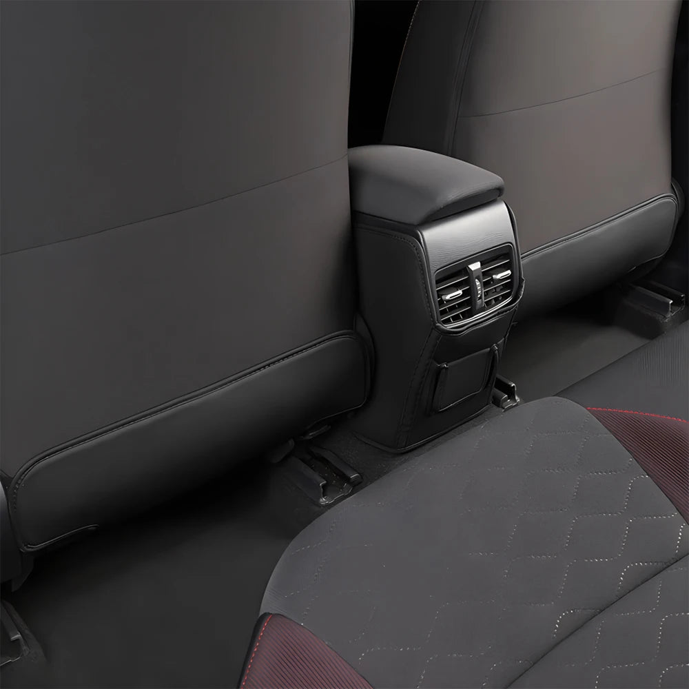 Leather Seat Back Cover Protect Anti Kick Mat For Toyota Corolla E210 2019- 2021 for Seat Corolla E210 2019-2021 - Autom