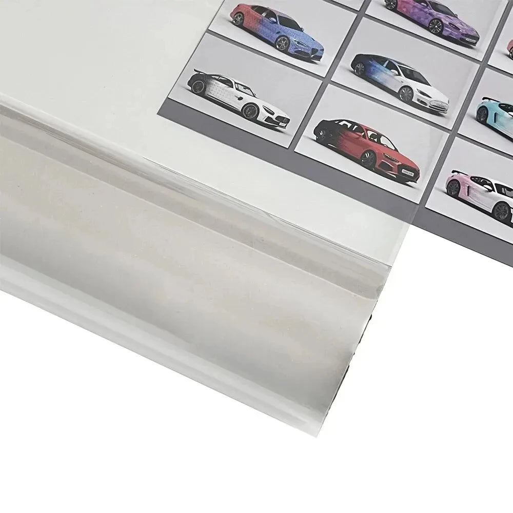 30x120cm Clear Light Vinyl Film Car Tint Sticker Headlight Taillight Fog Lamp Rear Lamp Cover De - Automotive LED Light